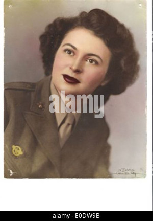 Pvt. Thelma Klein, Vereinigte Staaten Marinekorps Frauen Reserven Stockfoto