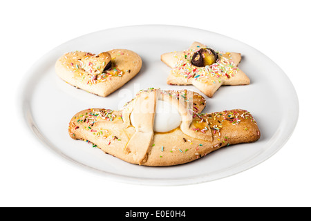 dieses Ostern Dessert ist typisch für die apulischen Tradition, Süd-Italien Stockfoto