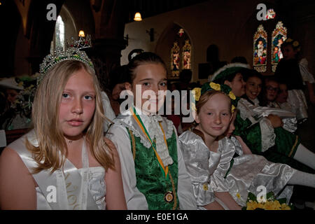 Hayes, UK, 10. Mai 2014, Petts Wood May Queen in Hayes Kirche, Ken Credit: Keith Larby/Alamy Live-Nachrichten Stockfoto