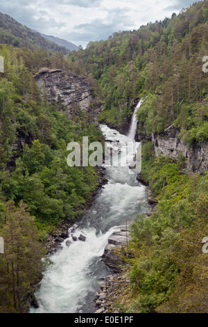 Berglandschaft in Andalsnes, Norwegen Stockfoto