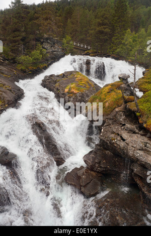 Berglandschaft in Andalsnes, Norwegen Stockfoto