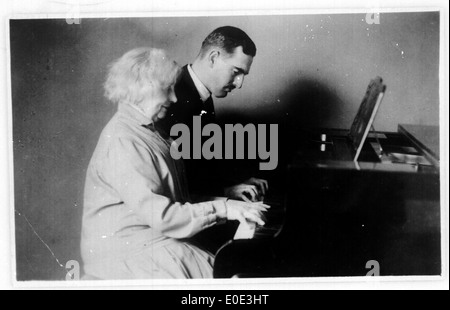 Nina Grieg & Percy Grainger Stockfoto