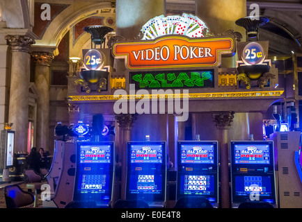 Das Casino von Caesars Palace am 25. März 2014 in Las Vegas Stockfoto