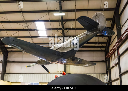 Ein Bell P-39Q Aircobra im März Bereich Air Museum in Riverside, Kalifornien Stockfoto