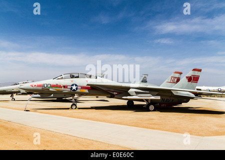 Eine Grumman YF-14A Tomcat im März Bereich Air Museum in Riverside, Kalifornien Stockfoto