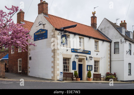 Das White Hart Pub Wirtshaus Caistor Lincolnshire Stockfoto