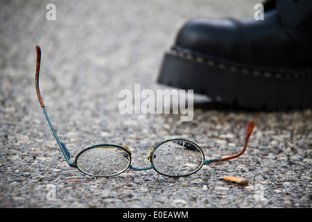 Symbolisches Bild für Nazi, Skinheads und Rechtsradikalismus, Symbolbild Fuer Nazi, Skinheads Und Rechtsradikalismus Stockfoto