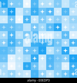 Abstrakte Sternform Mosaik Hintergrund Stockfoto