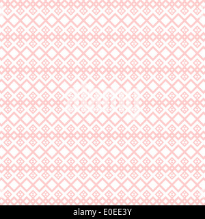 Hintergrund mit geometrischem rosa und weißem Muster Stockfoto