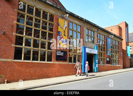 Zentralmuseums & Kunstgalerie, Guildhall Road, Northampton, Northamptonshire, England, Vereinigtes Königreich Stockfoto