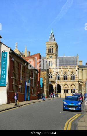 Zentralmuseums & Guildhall, Guildhall Road, Northampton, Northamptonshire, England, Vereinigtes Königreich Stockfoto