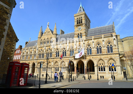 Northampton Guildhall, St Giles' Square, Northampton, Northamptonshire, England, Vereinigtes Königreich Stockfoto