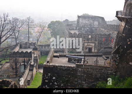 Jhansi ist eine historische Stadt im Norden Indiens, in der Region von Bundelkhand an den Ufern des Pahuj oder des Pushpavati Flusses gelegen Stockfoto