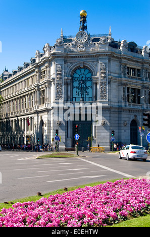 Banco de España, Madrid, Spanien Stockfoto