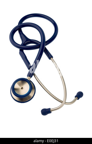 Stethoskop vor weißem Hintergrund, symbolische Foto für Ärzteschaft und Diagnostik, Stethoskop Vor Weissem Hintergrund, S Stockfoto