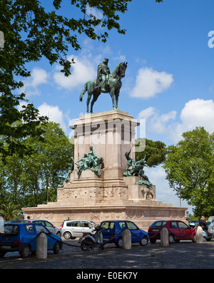 Giuseppe Garibaldi-Denkmal, Rom, Italien - Giuseppe Garibaldi-Denkmal, Rom, Italien Stockfoto