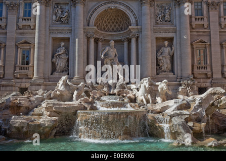 Trevi-Brunnen, Rom, Italien - Fontana di Trevi, Rom, Italien Stockfoto