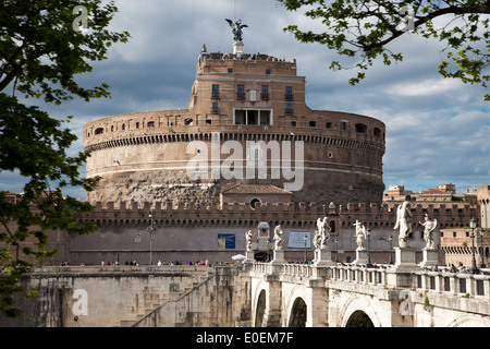 Engelsburg, Rom, Italien - Castel Sant ' Angelo, Rom, Italien Stockfoto