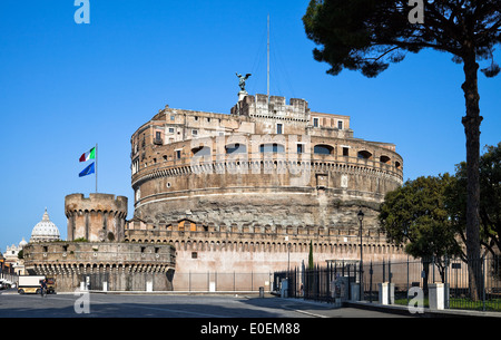 Engelsburg, Rom, Italien - Castel Sant ' Angelo, Rom, Italien Stockfoto