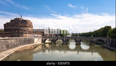 Engelsburg, Rom, Italien - Castel Sant ' Angelo, Rom, Italien Stockfoto