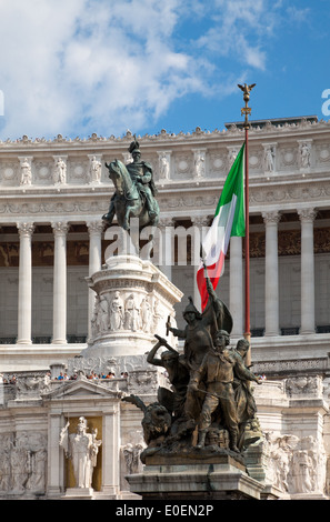 Monumento Nazionale a Vittorio Emanuele II, Rom, Italien - Monumento Nazionale eine Vittorio Emanuele II, Rom, Italien Stockfoto