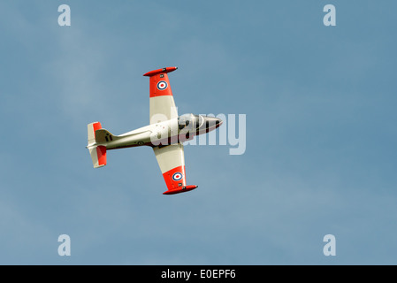 Jagd Jet Provost T5 im Besitz von Schwertern Aviation. Bei Abingdon Airshow, UK Mai 2014 fliegen gesehen Stockfoto