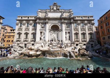 Trevi-Brunnen, Rom, Italien - Fontana di Trevi, Rom, Italien Stockfoto