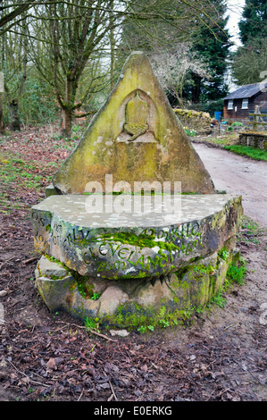 Der Start von The Cleveland Way, Helmsley, North Yorkshire, North York Moors National Park Stockfoto