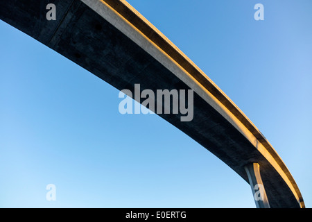 Los Angeles California, Interstate 110 105, I-110 I-105, Harbor Freeway, Autobahn, Überführung, Autobahn, Autobahn, Kreuzung, erhöhte Fahrbahn, Design, Beton, Kalifornien Stockfoto