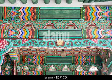 Architektonisches detail an changdeokgung Palast in Seoul, Südkorea, Weltkulturerbe Stockfoto