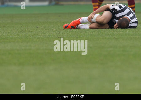 Rom, Italien. 11. Mai 2014. Giorgio Chiellini von Juventus FC in der Serie A Spiel zwischen AS Rom und FC Juventus am 11. Mai 2014, im Olympiastadion von Rom. Bildnachweis: Manuel Romano/NurPhoto/ZUMAPRESS.com/Alamy Live-Nachrichten Stockfoto