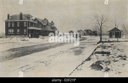 Ecke der ersten und Virginia Avenue im Bereich Nordwesten Boulevard, 1918 Stockfoto