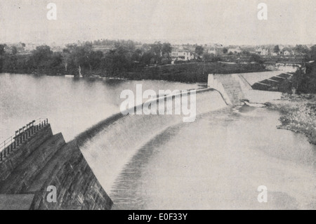 Lagerung Dam, auch bekannt als Griggs Dam, 1918 Stockfoto