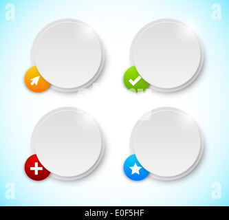 Design-Elemente. Kreise Stockfoto