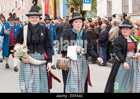 Marke Dente Dachrinnen der schützen Berg Unternehmen Bad Aibling Stockfoto