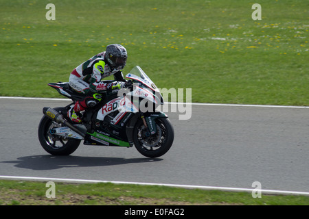 Britischen Superbike-Meisterschaft test-Tag in Snetterton in Norfolk, Stockfoto
