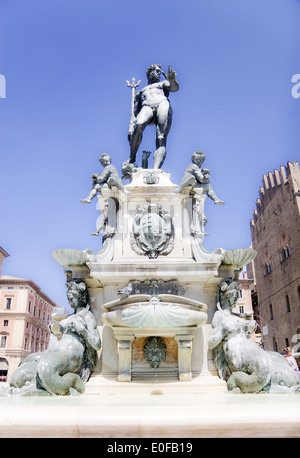 Neptun-Brunnen, Hauptplatz, Bologna Stockfoto