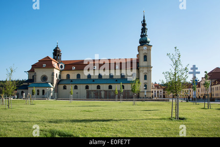 Basilika der Heiligen Kyrill und Methodius in Velehrad Dorf, Mähren, Tschechien. Stockfoto