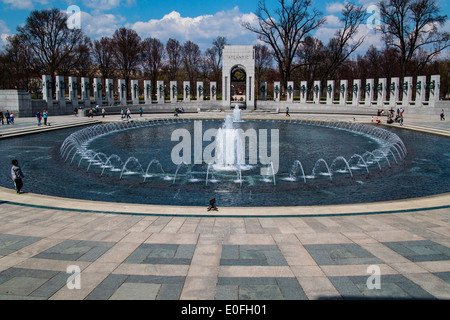 ZWEITEN Weltkriegs Memorial Washington, DC United State Stockfoto
