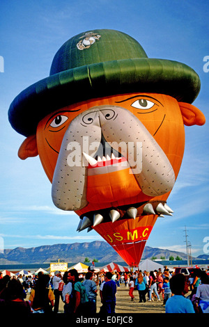 Hot-Ballon-Festival in Albuquerque New Mexico USA Stockfoto