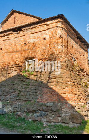 Vikor historischen Stadtkern mit dem Komplex der mittelalterlichen Stadtbefestigung "Muri" im 17. Jahrhundert erbaut, Ukraine Stockfoto