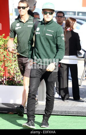 Barcelona, Spanien. 10. Mai 2014. FIA Formel 1 großer Preis von Spanien. Ankunft zum Qualifikationstag, Marcus Ericsson (SWE) Caterham F1 Team © Action Plus Sport/Alamy Live News Stockfoto