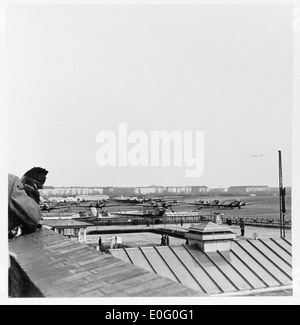 Flughafen Tempelhof in Berlin, Deutschland 1937 Stockfoto