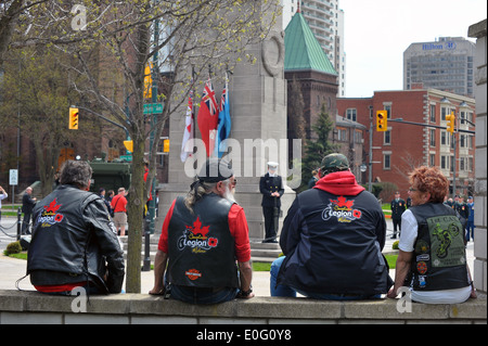 Bilder der kanadischen nationalen Tag der Ehre eine Veranstaltung zu die Kanadiern zu erinnern, wer in der Afghanistan-Konflikt starb. Stockfoto