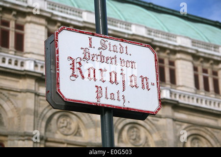 Wien, Oper, Wien, Oper Stockfoto