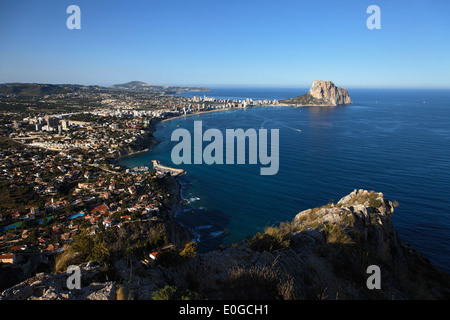 Penon de Ifach, Calp, Provinz Alicante, Spanien Stockfoto