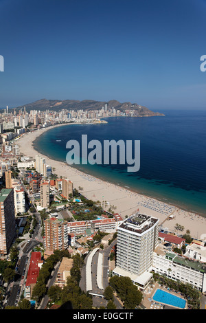 Stadtbild, Benidorm, Costa Blanca, Provinz Alicante, Spanien Stockfoto