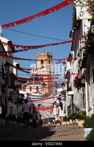 Kirche von Nuestra Señora del Consuelo, Altstadt, Altea, Benidorm, Costa Blanca, Provinz Alicante, Spanien Stockfoto