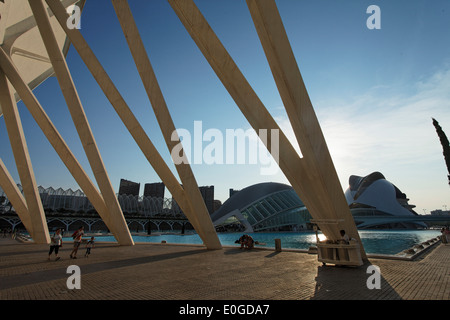 El-Museu de Les Ciancies Principe Felipe, Science Museum, Stadt der Künste und Wissenschaften, Provinz Valencia, Valencia, Spanien Stockfoto