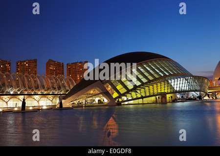 Hemisferic, Stadt der Kunst und Wissenschaft, Provinz Valencia, Valencia, Spanien Stockfoto